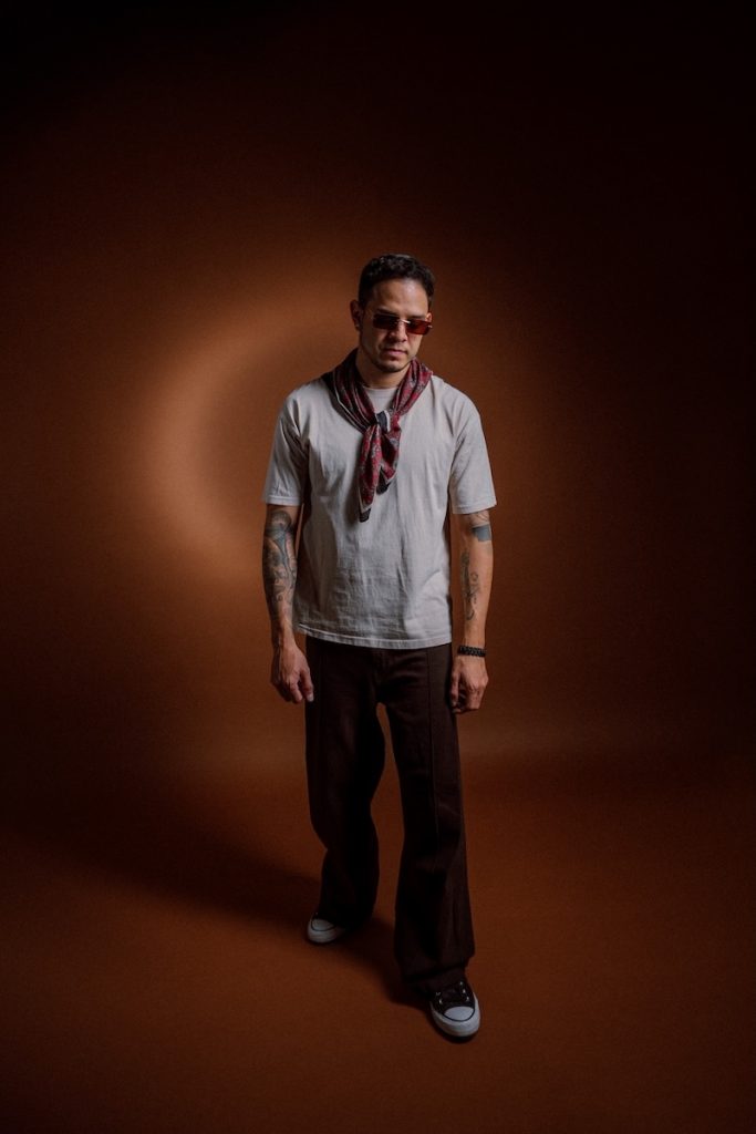 realistic tattoo artist madrid full body portrait in studio